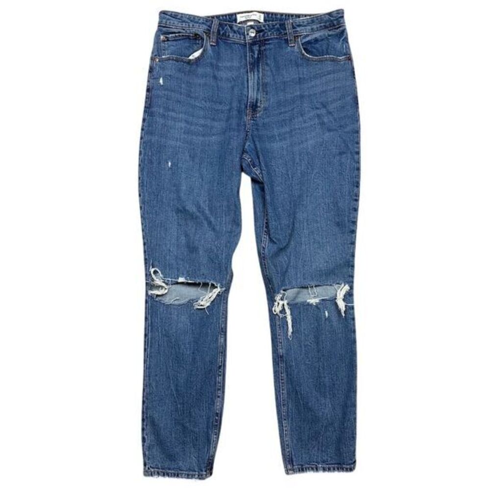 Abercrombie & Fitch Women's High Rise Skinny Jeans Size 14L 14 Long‎ Curve Love